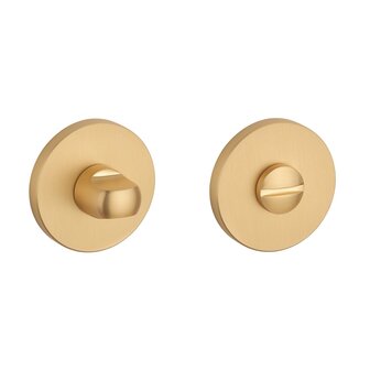 Toiletgarnituur rond 53x7mm Goud satijn